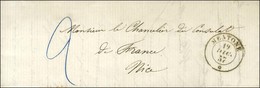 Càd MENTONE / * Sur Lettre Avec Texte Daté De Menton Le 18 Décembre 1857 Pour Nice. - SUP. - Altri & Non Classificati