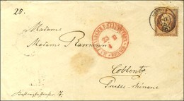 Càd T 15 MENTON (87) / N° 23 Sur Lettre Pour Coblantz. 1865. - TB / SUP. - Andere & Zonder Classificatie