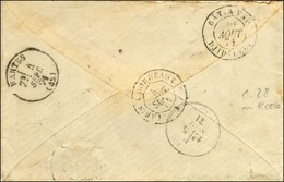 Càd T 16 BOUGIE / ALGERIE Taxe 30 DT Sur Lettre Pour Blin. Au Verso, BAT. A VAP. / DJIDJELLI. - TB. - Andere & Zonder Classificatie