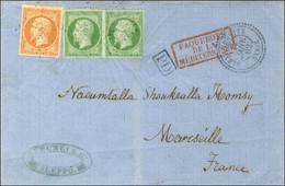 PC 3766 / N° 12 (paire, 1 Ex Infime Def) + N° 16 Càd T 22 ALEXANDRETTE / SYRIE Sur Lettre D'Alep (cachet Commercial Au R - Maritieme Post