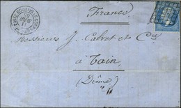 Grille / N° 22 Càd CORPS EXP D'ITALIE / 2e DIVISION 11 AVRIL 65 Sur Lettre Avec Texte Daté De Rome Pour Tain. - TB / SUP - Army Postmarks (before 1900)