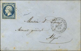 PC 1896 / N° 14 Càd ESCAD DE LA MEDITée / MARSEILLE Sur Lettre En Provenance De Crimée Pour Alger Oblitérée Au Débarquem - Army Postmarks (before 1900)