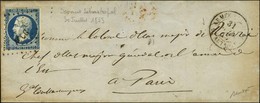 Losange AOQG / N° 14 Càd ARMEE D'ORIENT / QUARTIER Gal Sur Lettre Avec Texte Daté Devant Sébastopol Le 30 Juillet 1855 P - Bolli Militari (ante 1900)