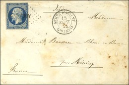 Losange AOGI / N° 14 Càd ARMEE D'ORIENT / Gde IMPle 18 SEPT 55. - SUP. - RR. - Army Postmarks (before 1900)