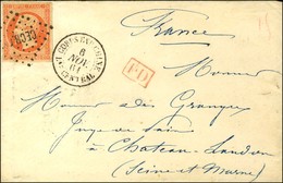 Losange CECB.C / N° 16 Càd CORPS EXP. CHINE / Bau CENTRAL 6 NOV. 61 (Shang Hai) Sur Lettre Pour Château Landon. - SUP. - - Legerstempels (voor 1900)