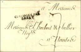 Lettre Avec Texte Daté De Saint Pierre De La Martinique Le 16 Août 1823 Pour Nantes. Au Recto, Marque Postale D'entrée C - Maritime Post