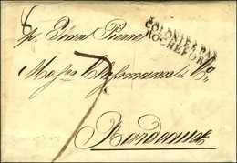 Lettre Avec Texte Daté D'Alvarado Le 11 Août 1825 Pour Bordeaux. Au Recto, Marque Postale D'entrée COLONIES PAR / ROCHEF - Schiffspost