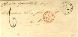 Lettre Avec Texte Daté '' Case Pilote Le 10 Janvier 1859 '' Pour Le Havre, Au Recto Rarissime Marque Manuscrite '' Case  - Maritieme Post