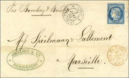 Càd INDE / PONDICHERY / CG N° 23. 1880. - TB / SUP. - Maritime Post