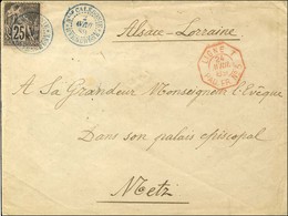 Càd Bleu Nlle - CALEDONIE / HYENGHENE / Col. Gen. N° 54 Sur Lettre Pour La France. 1889. - SUP. - R. - Schiffspost