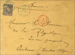 Càd Bleu POSTES / MOINDOU / Col. Gen. N° 54 Sur Lettre Pour La France. 1888. - TB / SUP. - R. - Maritieme Post