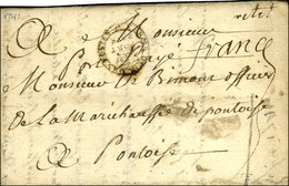 Marque Postale Ornée FERME GEN. DES POSTES / PORT / PAYE (L N° 34). 1741. - TB. - 1701-1800: Vorläufer XVIII