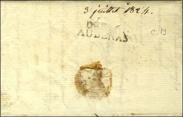 DEB. 6 / AUBENAS. 1824. - TB. - 1801-1848: Précurseurs XIX