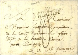 19 / PORTO-FERRAIO / ISLE D'ELBE Sur Lettre Avec Texte Daté 1806. - SUP. - 1801-1848: Précurseurs XIX