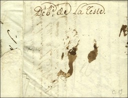 Deb. De La Teste Sur Lettre Avec Texte Daté De Paris. 1808. - TB / SUP. - 1801-1848: Precursors XIX