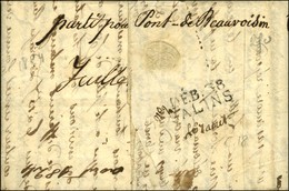 DEB. 38 / SALINS Sur Lettre Avec Texte Daté 1824. - TB. - 1801-1848: Voorlopers XIX