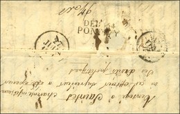 DEB. 54 / PONTIVY Sur Lettre Avec Texte Daté 1831. - TB. - 1801-1848: Voorlopers XIX