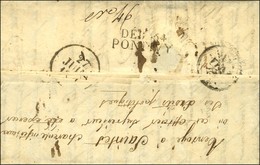 DEB. 54 / PONTIVY Sur Lettre Avec Texte Daté 1831. - TB. - 1801-1848: Precursores XIX