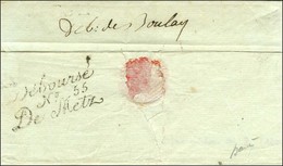 Déboursé / N° 55 / De Metz + '' Deb. De Boulay '' Sur Lettre Sans Texte De Paris Pour Sarrelibre. - TB. - 1801-1848: Voorlopers XIX