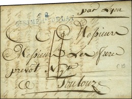 68 / ST / SIMPHen DE LAY Bleu Sur Lettre Avec Texte Daté Le 14 Juillet 1792. - TB / SUP. - 1801-1848: Precursores XIX