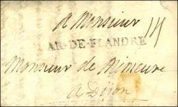 AR.DE.FLANDRE Sur Lettre Avec Texte Daté '' Au Camp De St Amand Le 21 Septembre 1706 ''. - TB / SUP. - R. - Armeestempel (vor 1900)