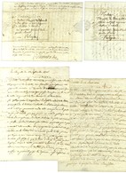 Archive De 22 Lettres Avec Très Bons Textes Historiques Adressées à Monsieur Théophile De Brémond D'Ars, Officier Au 21è - Legerstempels (voor 1900)