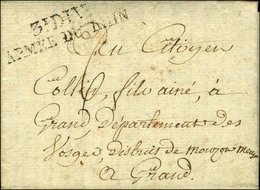 3e DIV / ARMEE DU RHIN Sur Lettre Avec Texte Daté '' Au Quartier Général à Schifferstadt An 2 ''. - TB / SUP. - R. - Army Postmarks (before 1900)