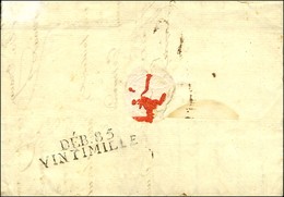 DEB. 85 / VINTIMILLE Sur Lettre Avec Texte Daté De Paris Pour San Remo Le 17 Septembre 1817. - SUP. - 1792-1815: Départements Conquis