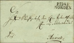 P.124.P. / NORDEN Sur Lettre Avec Texte Daté 1811. - SUP. - R. - 1792-1815: Départements Conquis