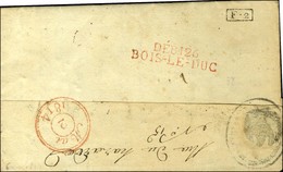 Lettre Avec Texte Daté De Mastricht Le 6 Janvier 1814 Adressée à Bois Le Duc Réexpédiée à Paris. Au Verso, DEB. 126 / BO - 1792-1815: Veroverde Departementen