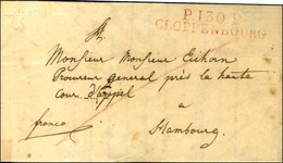 P.130.P. / CLOPPENBOURG Rouge Sur Lettre Avec Texte Daté 1812. - TB / SU¨P. - R. - 1792-1815 : Departamentos Conquistados