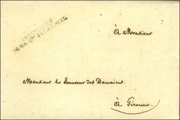 INTENDANT / DE LA Hte CATALOGNE Bleu Sur Lettre Avec Texte Daté De Figueres Le 8 Juin 1811 Adressée En Franchise à Giron - 1792-1815: Veroverde Departementen