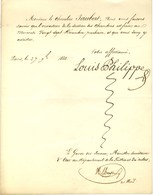 LOUIS-PHILIPPE 1er (1773-1850), Roi Des Français. - Other & Unclassified