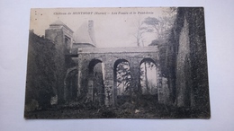 Carte Postale ( R5  ) Ancienne De Montmort , Les Fossés Et Le Pont Levis - Montmort Lucy