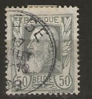 Timbre Belge Leopold II - 1869-1883 Léopold II