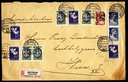 A6181) Niederlande Netherlands R-Brief Amsterdam 28.06.37 N. Wien - Brieven En Documenten