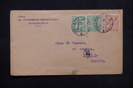 MALTE - Enveloppe Commerciale De Valletta Pour La Belgique En 1926 - L 28034 - Malte