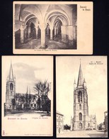 3 X RENAIX - RONSE --- EGLISE ST HERMES - Extérieur Et Crypte - Cartes Vierge - Ronse