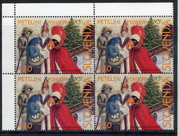 SLOVENIA 2006 Traditional Carnival Costumes,block Of 4 MNH / **.  Michel 576 - Slovénie