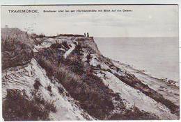 TRAVEMÜNDE . BRODTENER UFER BEI DER HERMANNSHÖHE MIT BLICK AUF DIE OSTSEE - Lübeck-Travemuende