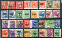 GDR 1948. A Selection Of "Sowjetische Bezatzungs Zone" A.o. (32 Stamps */**/O) - Sonstige & Ohne Zuordnung