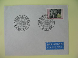 FDC  AOF 1958   Conakry -  Banana Plant - Lettres & Documents