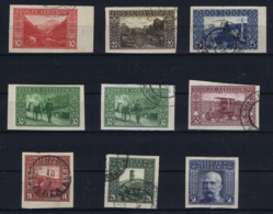 Bosnien Und Herzegowina 1906 Ungezähnt Schwischen Mi 34 - 44 - Used Stamps