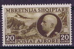 Albania Albanien Mi 312 Airmail  MH/* Flz/ Charniere - Albanien