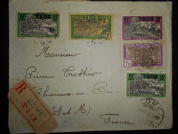 Togo Lettre Recommandee De Lome 1930 Pour Chaumes En Brie - Covers & Documents