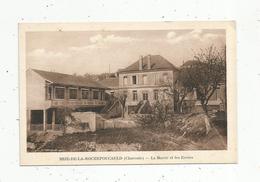 Cp, 16 , BRIE DE LA ROCHEFOUCAULD , La Mairie Et Les écoles , Vierge - Other & Unclassified