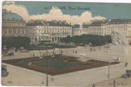 Le Havre  - Place Gambetta -  Ed. C.M. . Nr 198  E.L.D.  - Voitures - Parc - Circulée Non - Gare