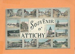 CPA -  Souvenir D' Attichy   - Multivue , Multivues - Attichy