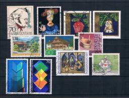Liechtenstein 1997/98 Kleines Lot 11 Werte Gestempelt - Collections
