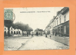 CPA Très Très Abîmée - Nanteuil Le Haudouin  - Rue De L'Hôtel De Ville - Nanteuil-le-Haudouin